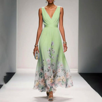Evening Gown Elegant V-neck Cross-border Dress