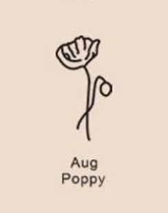 December Birthday Flower Necklace Name Chain